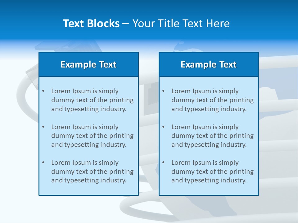 Closeup Ethernet Planet PowerPoint Template