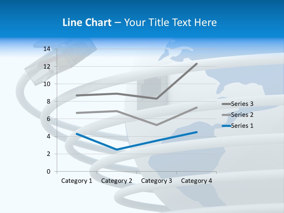 Closeup Ethernet Planet PowerPoint Template