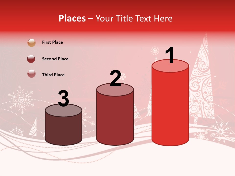 A Red And White Christmas Powerpoint Presentation PowerPoint Template