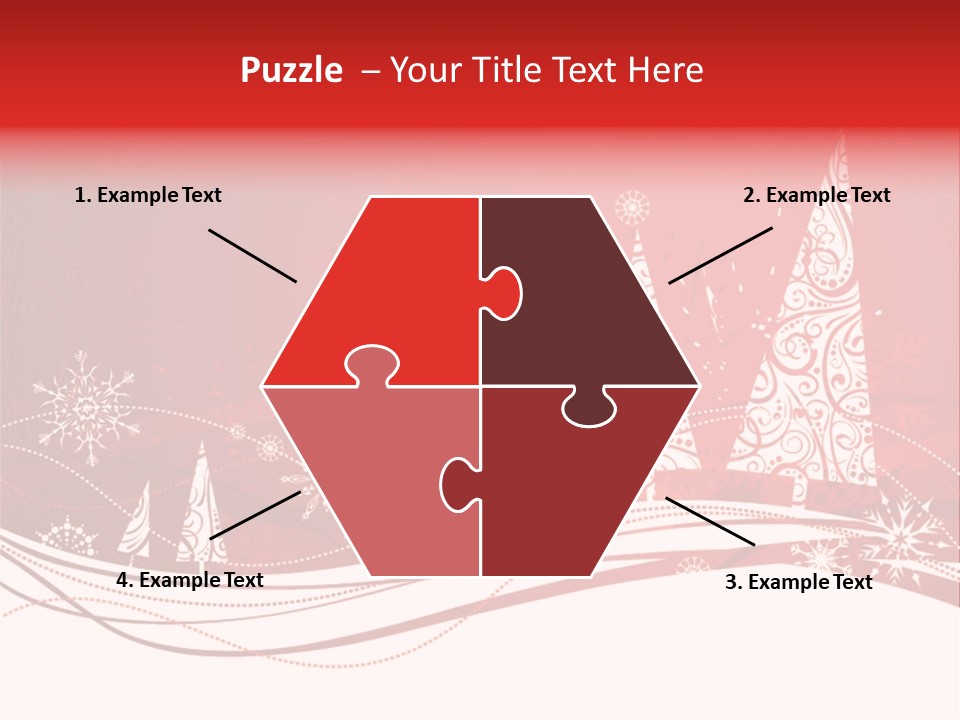 A Red And White Christmas Powerpoint Presentation PowerPoint Template