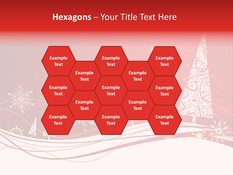 A Red And White Christmas Powerpoint Presentation PowerPoint Template