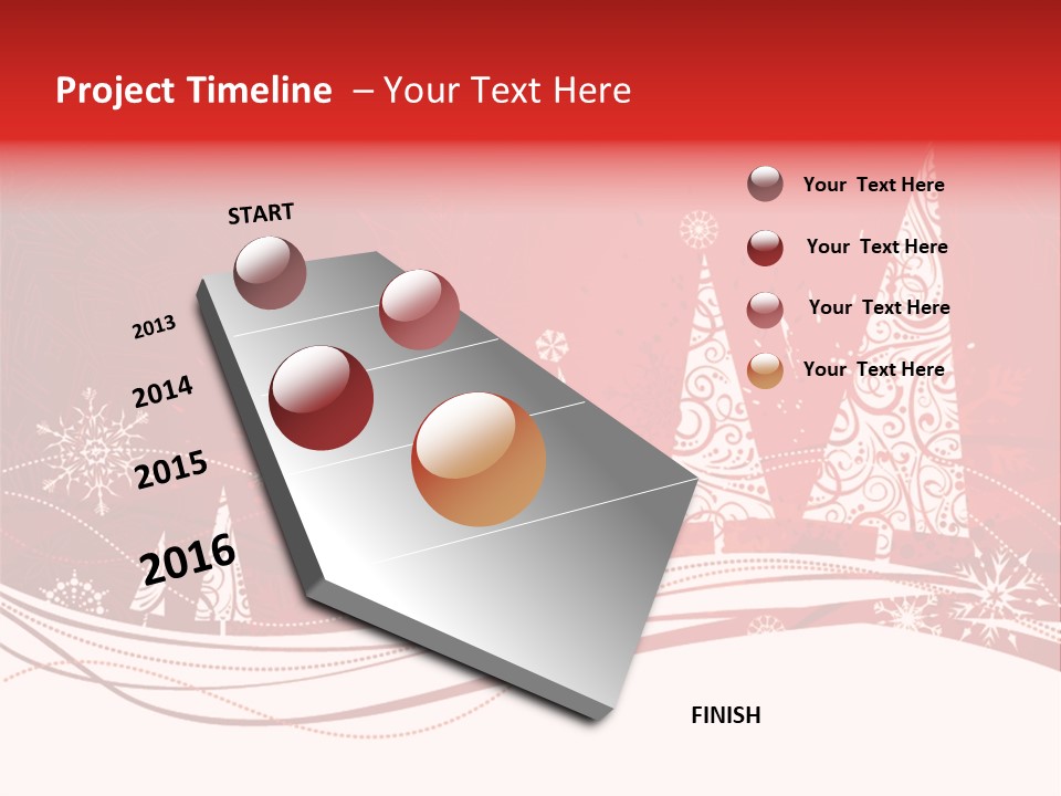 A Red And White Christmas Powerpoint Presentation PowerPoint Template