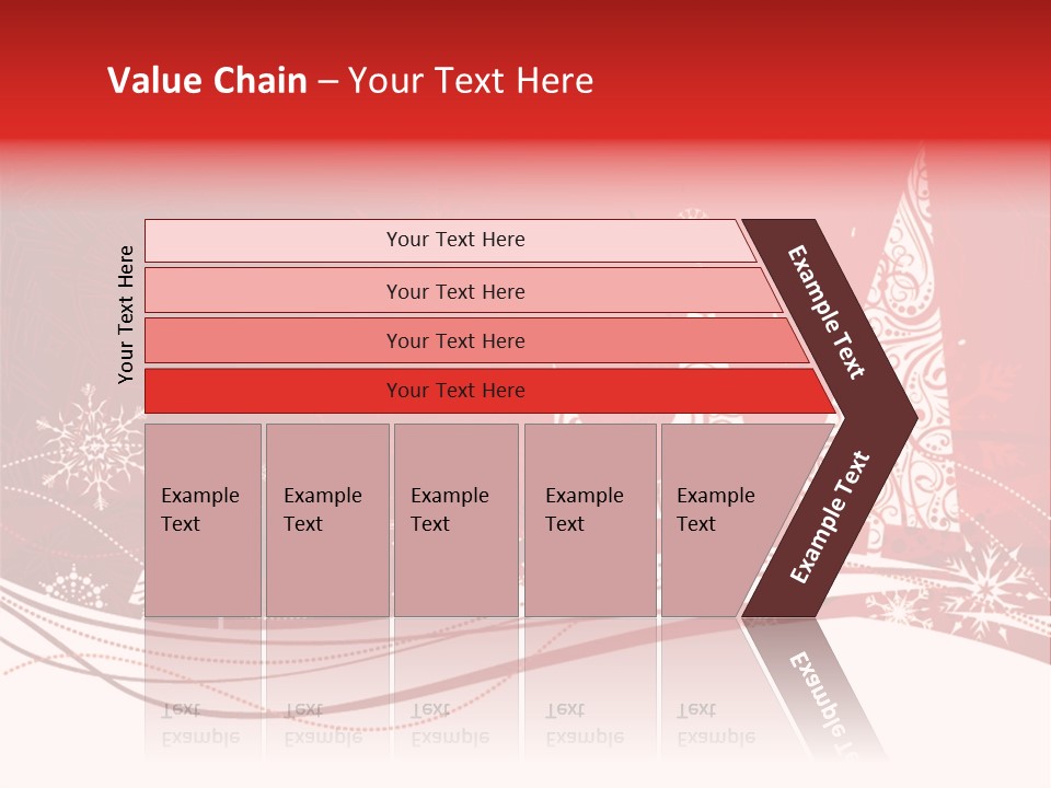 A Red And White Christmas Powerpoint Presentation PowerPoint Template