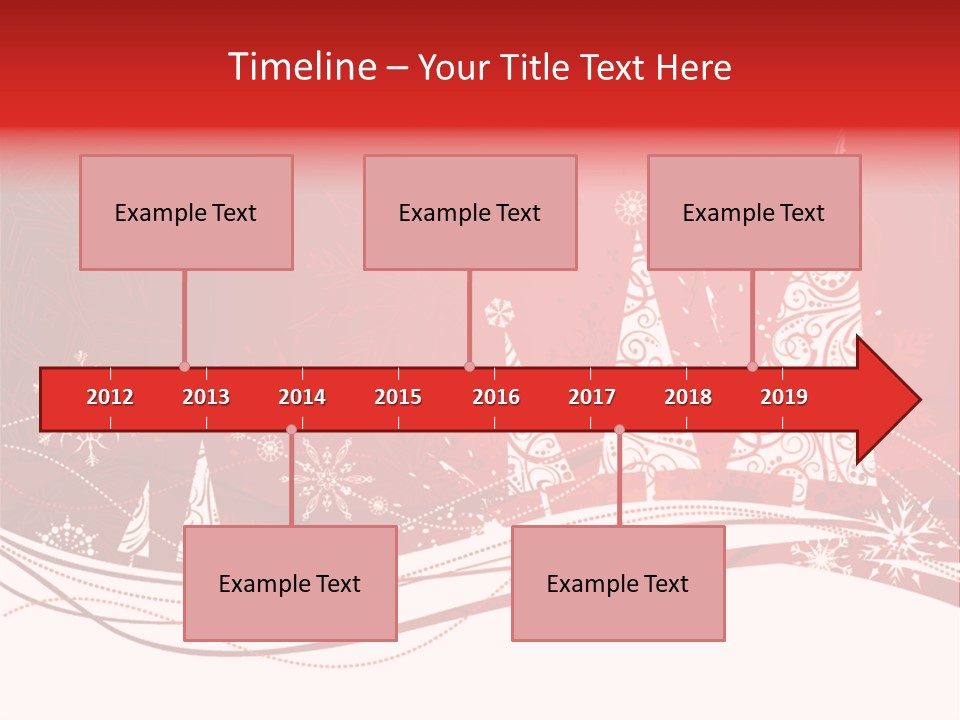 A Red And White Christmas Powerpoint Presentation PowerPoint Template