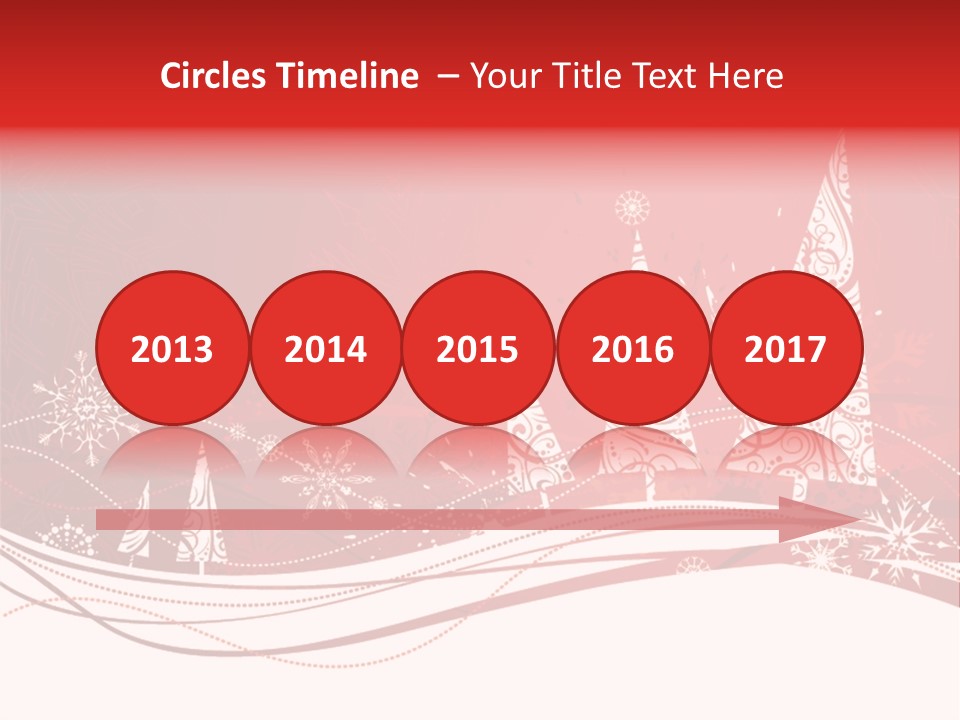 A Red And White Christmas Powerpoint Presentation PowerPoint Template