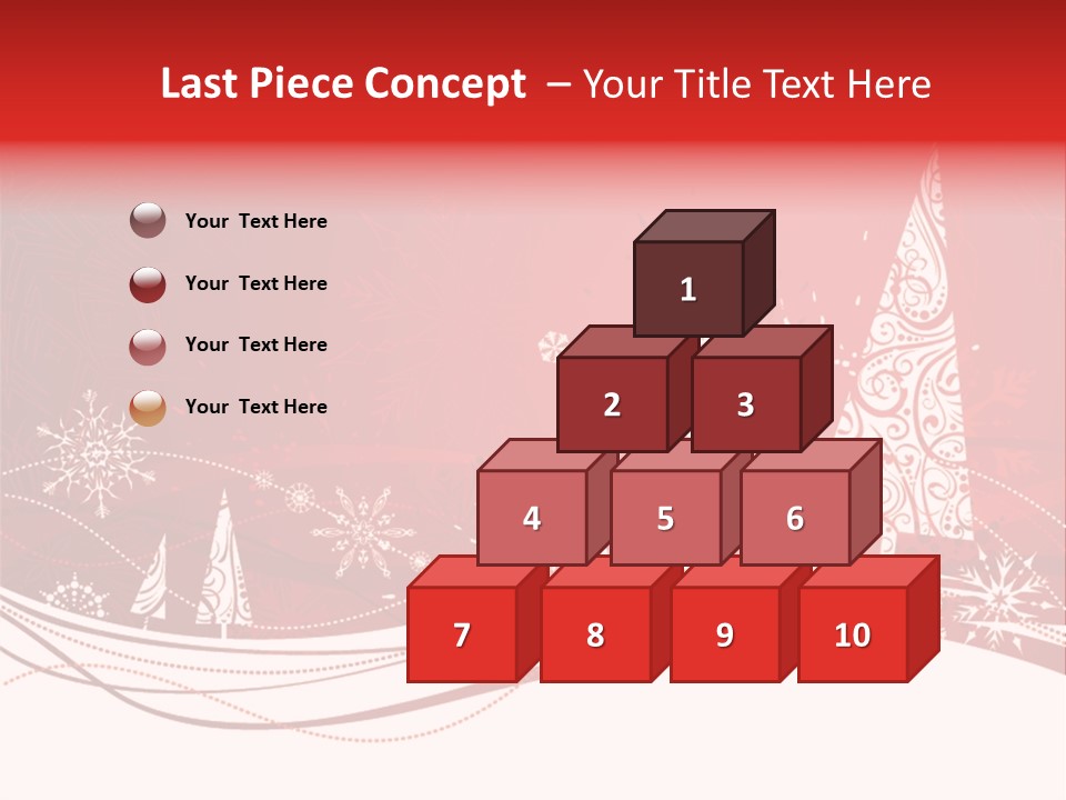 A Red And White Christmas Powerpoint Presentation PowerPoint Template