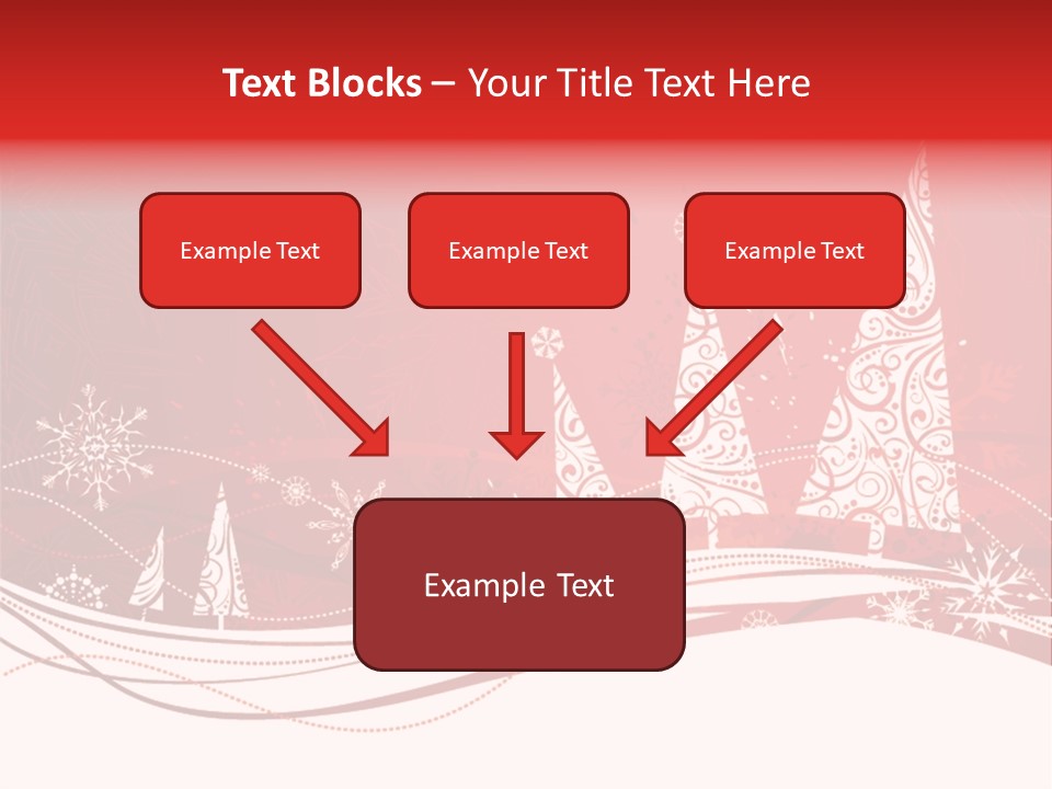 A Red And White Christmas Powerpoint Presentation PowerPoint Template