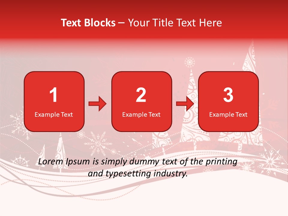 A Red And White Christmas Powerpoint Presentation PowerPoint Template