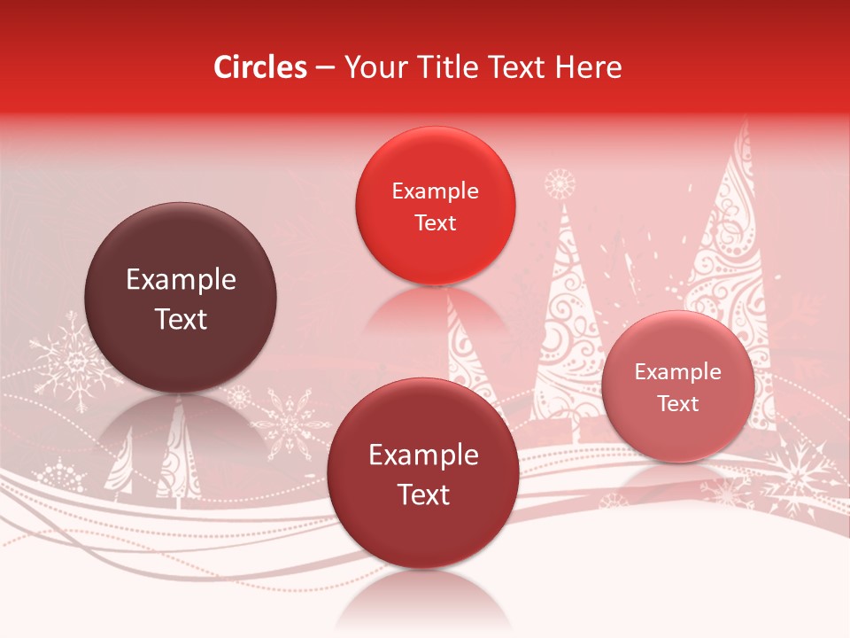A Red And White Christmas Powerpoint Presentation PowerPoint Template