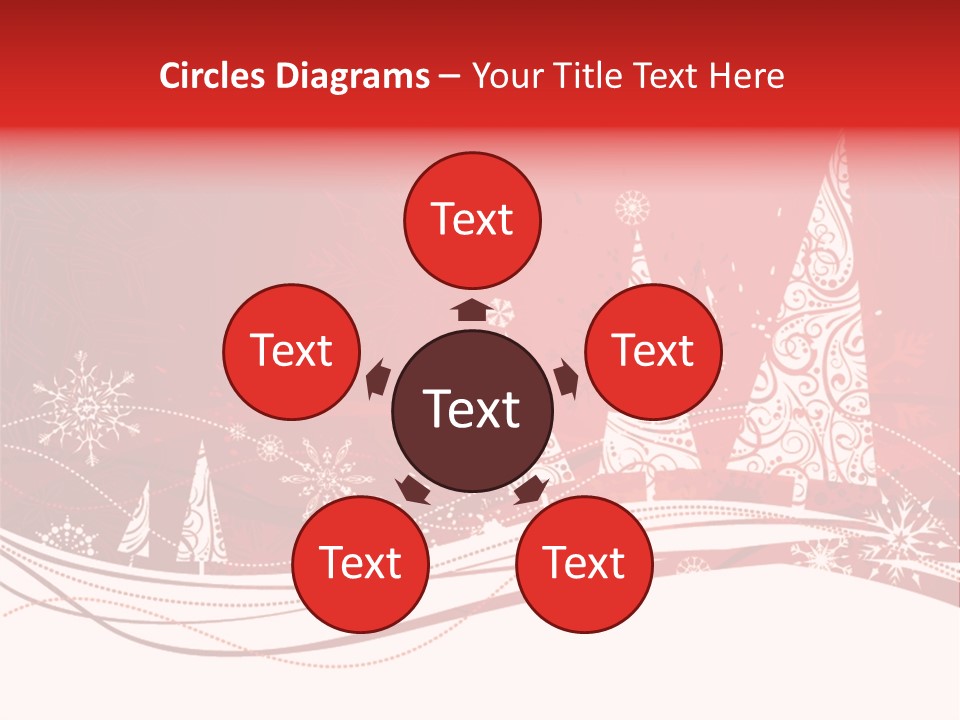 A Red And White Christmas Powerpoint Presentation PowerPoint Template