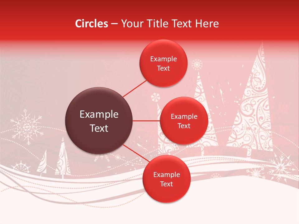A Red And White Christmas Powerpoint Presentation PowerPoint Template