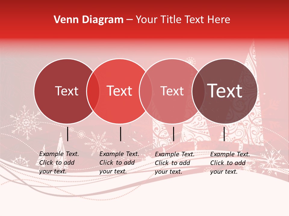 A Red And White Christmas Powerpoint Presentation PowerPoint Template