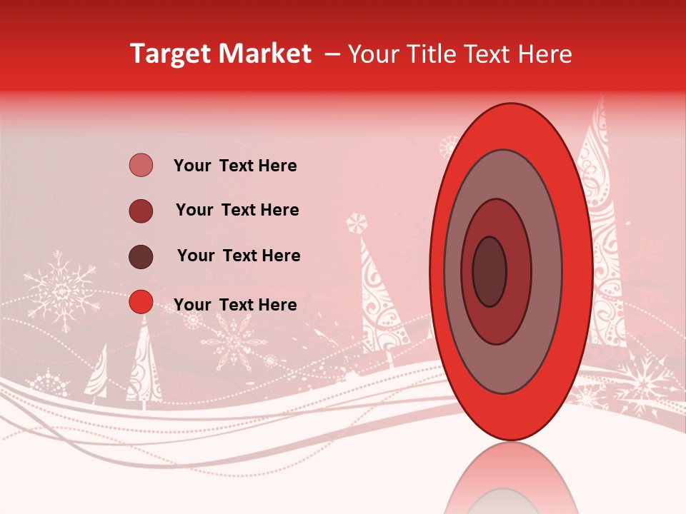 A Red And White Christmas Powerpoint Presentation PowerPoint Template