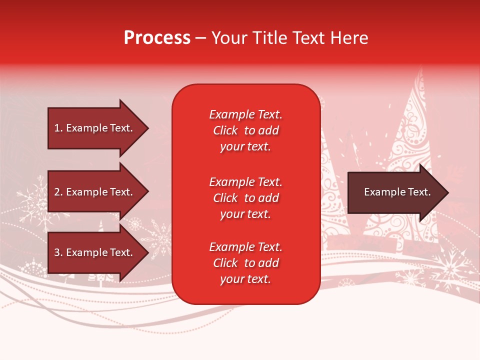 A Red And White Christmas Powerpoint Presentation PowerPoint Template