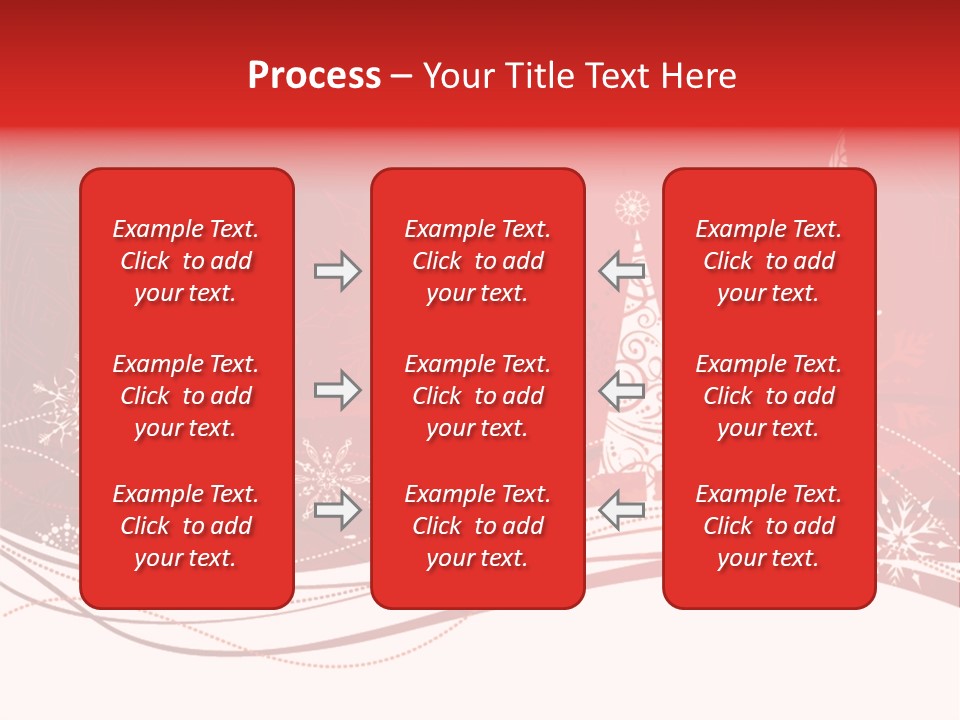 A Red And White Christmas Powerpoint Presentation PowerPoint Template
