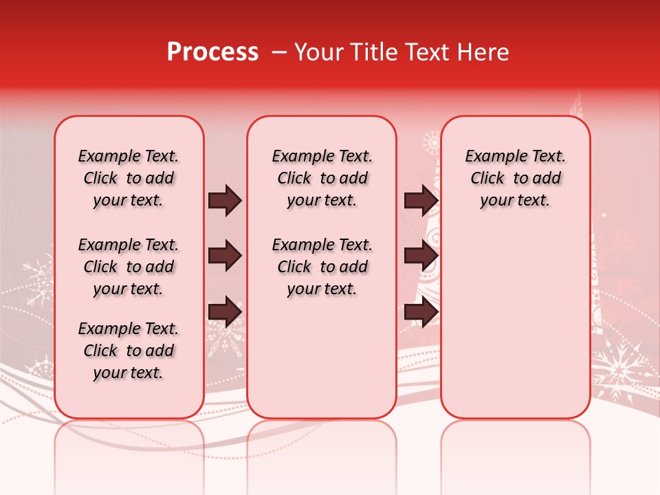 A Red And White Christmas Powerpoint Presentation PowerPoint Template