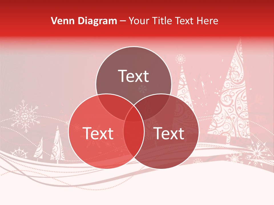 A Red And White Christmas Powerpoint Presentation PowerPoint Template