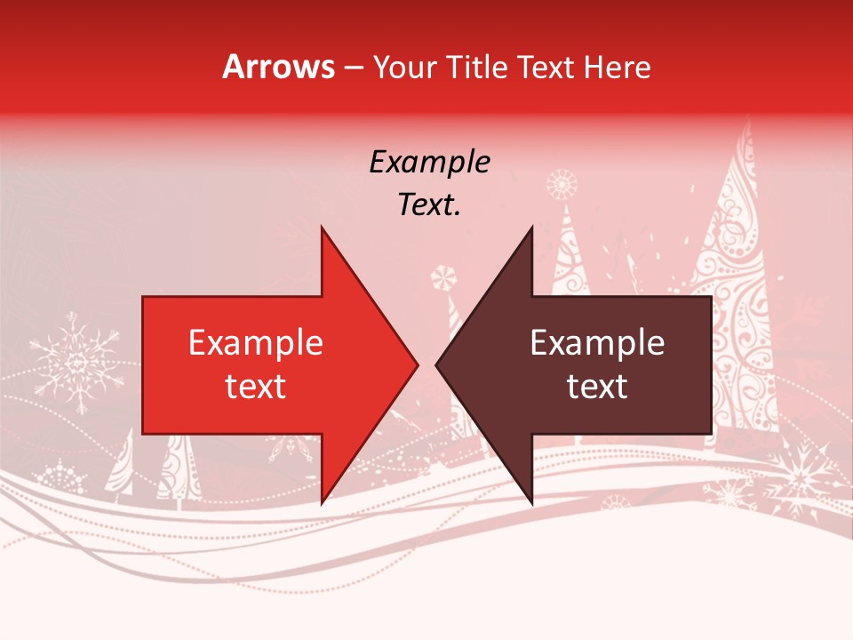 A Red And White Christmas Powerpoint Presentation PowerPoint Template