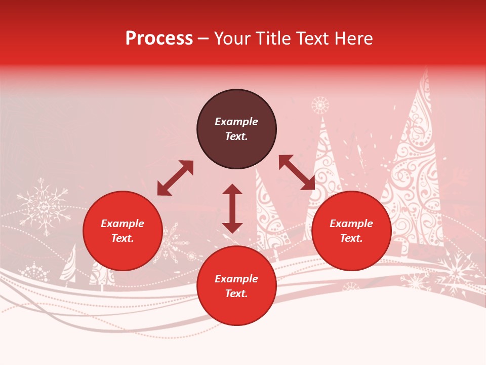 A Red And White Christmas Powerpoint Presentation PowerPoint Template