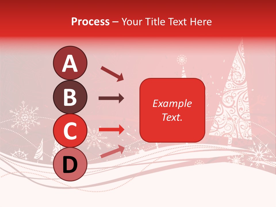A Red And White Christmas Powerpoint Presentation PowerPoint Template