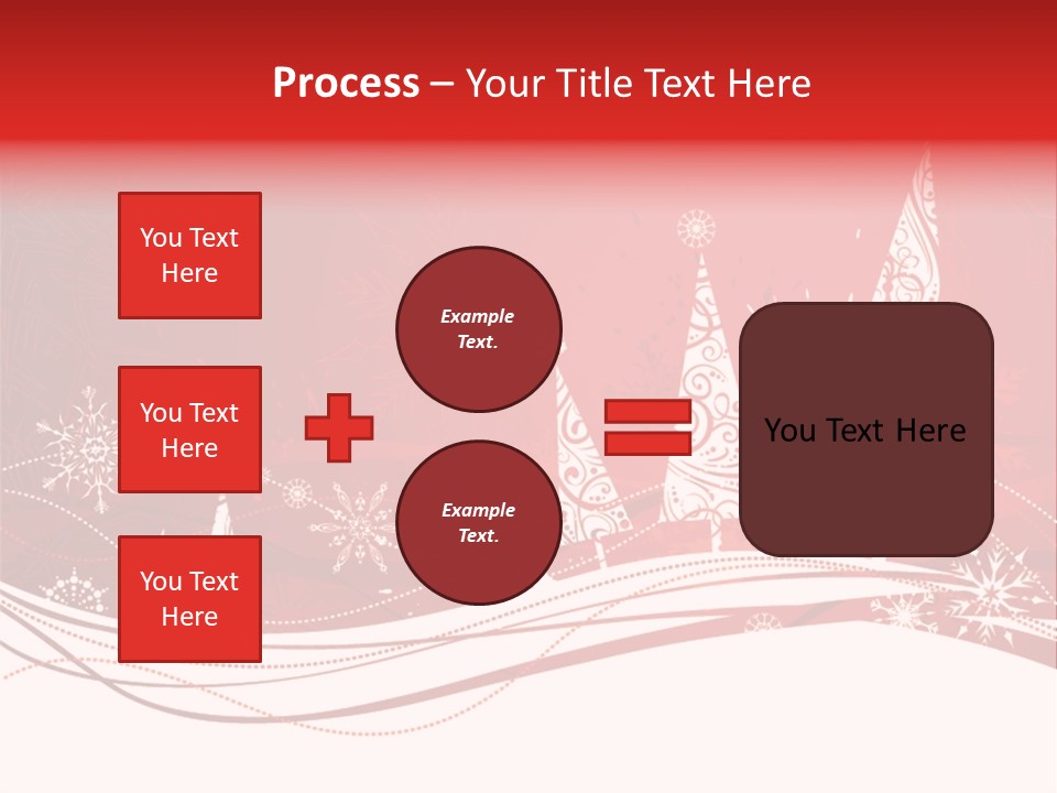 A Red And White Christmas Powerpoint Presentation PowerPoint Template