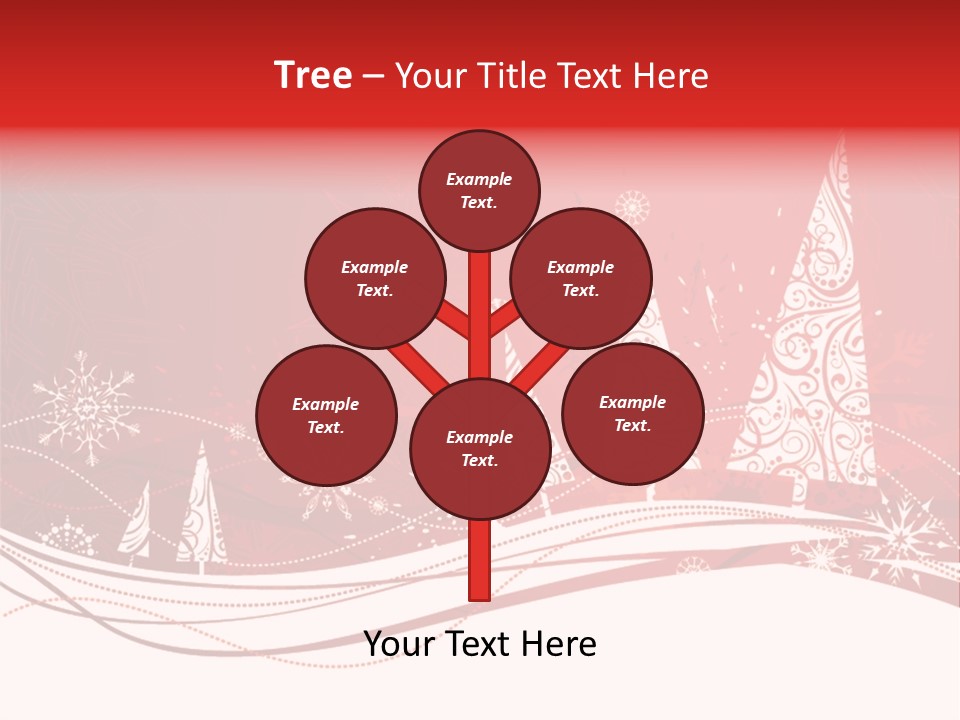 A Red And White Christmas Powerpoint Presentation PowerPoint Template