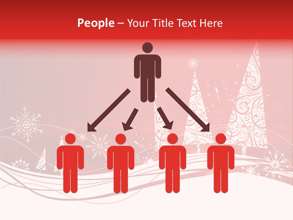 A Red And White Christmas Powerpoint Presentation PowerPoint Template