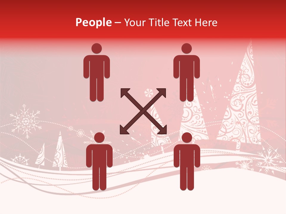 A Red And White Christmas Powerpoint Presentation PowerPoint Template