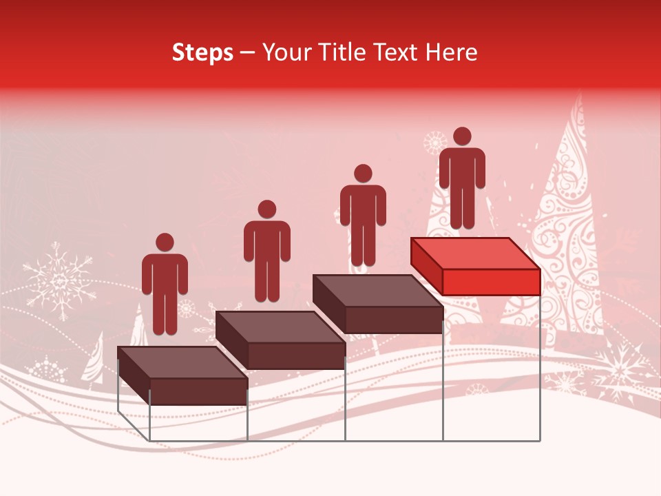 A Red And White Christmas Powerpoint Presentation PowerPoint Template