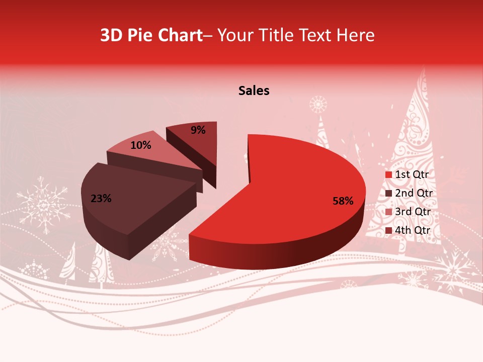 A Red And White Christmas Powerpoint Presentation PowerPoint Template