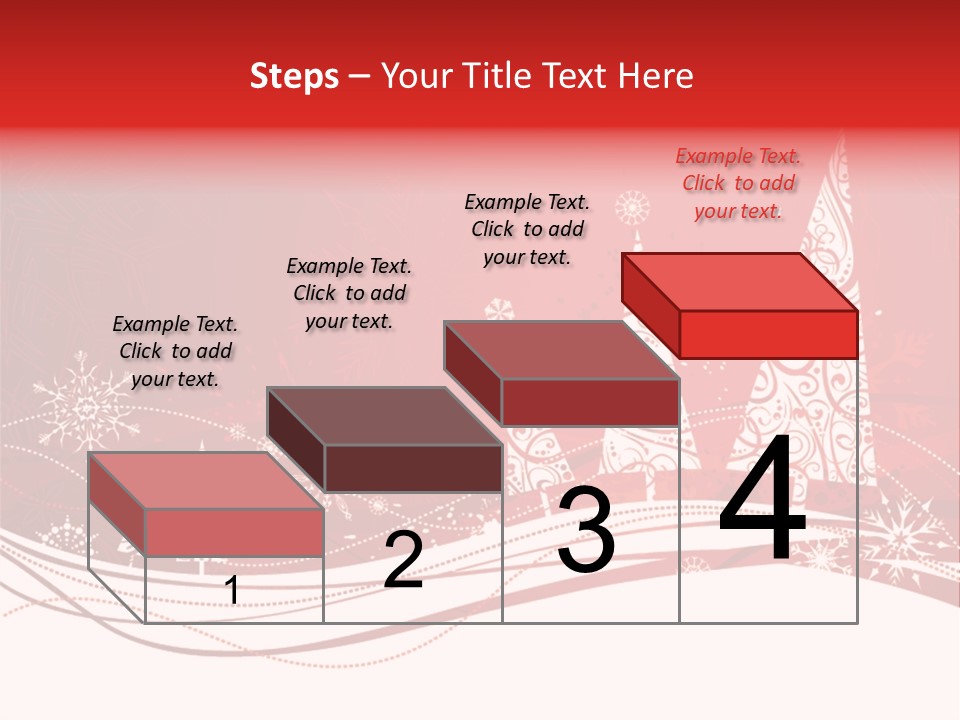 A Red And White Christmas Powerpoint Presentation PowerPoint Template