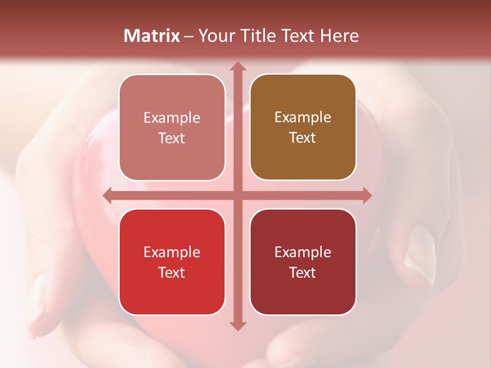 Love Concept Giving PowerPoint Template