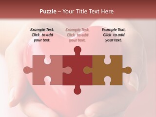 Love Concept Giving PowerPoint Template