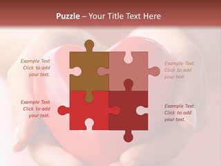 Love Concept Giving PowerPoint Template