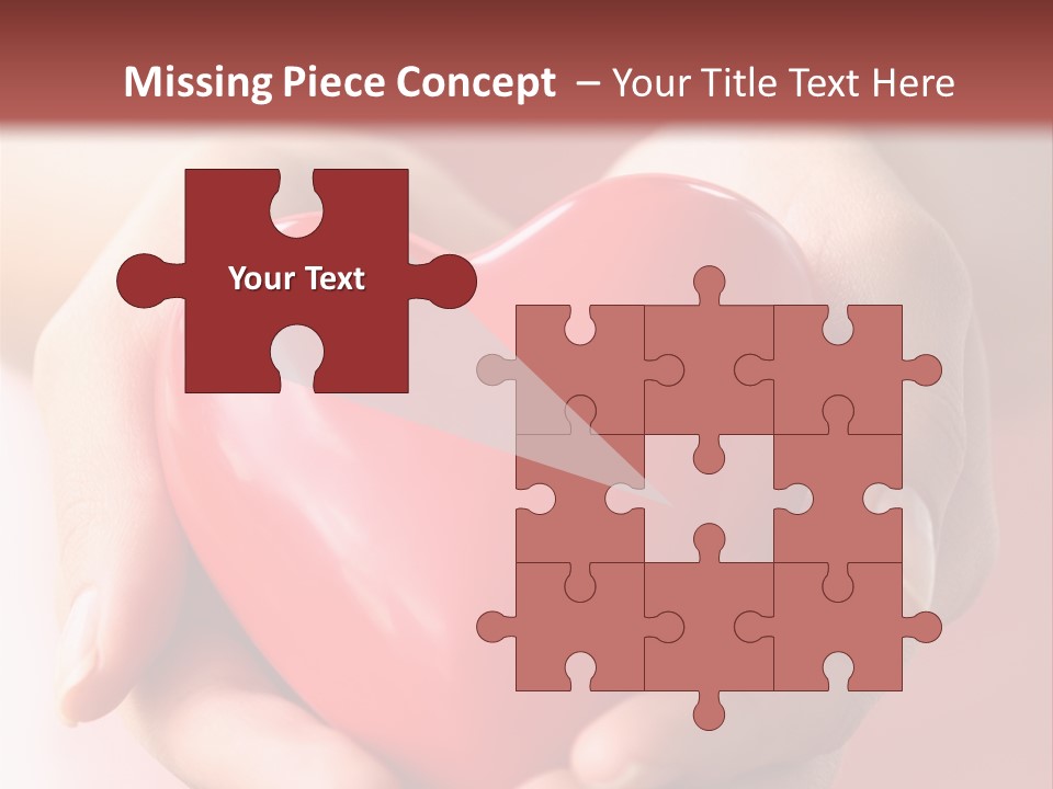 Love Concept Giving PowerPoint Template