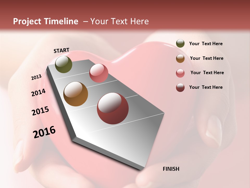 Love Concept Giving PowerPoint Template
