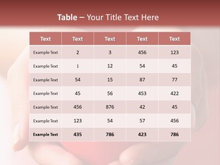 Love Concept Giving PowerPoint Template