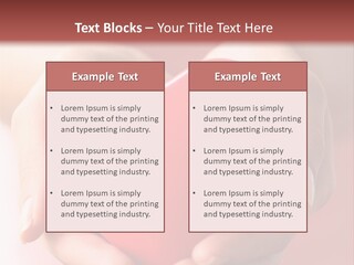 Love Concept Giving PowerPoint Template