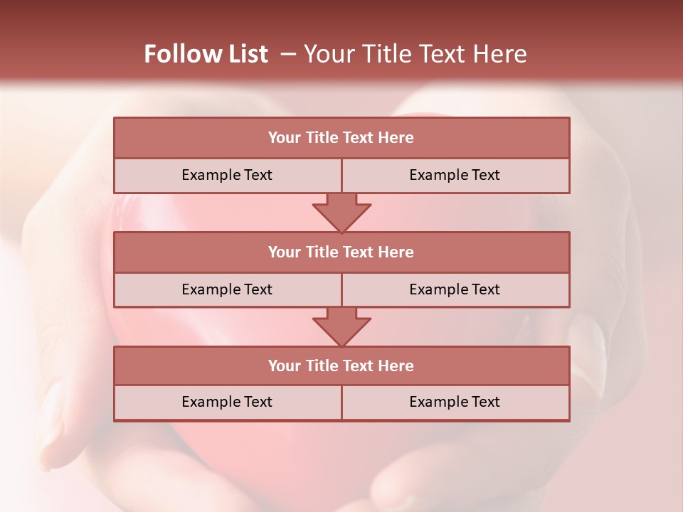 Love Concept Giving PowerPoint Template