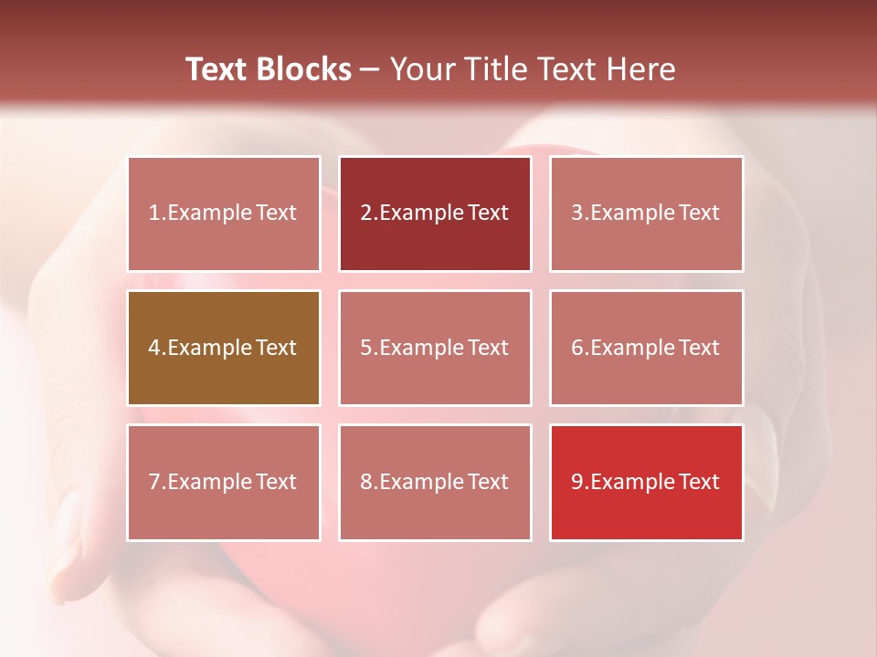 Love Concept Giving PowerPoint Template