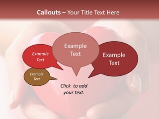 Love Concept Giving PowerPoint Template
