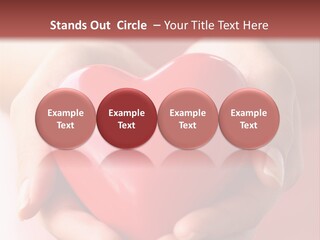 Love Concept Giving PowerPoint Template