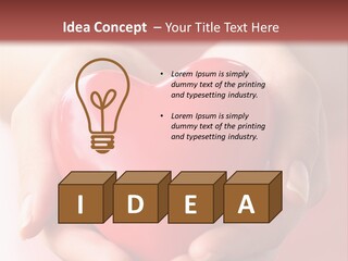 Love Concept Giving PowerPoint Template