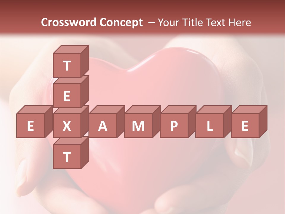 Love Concept Giving PowerPoint Template