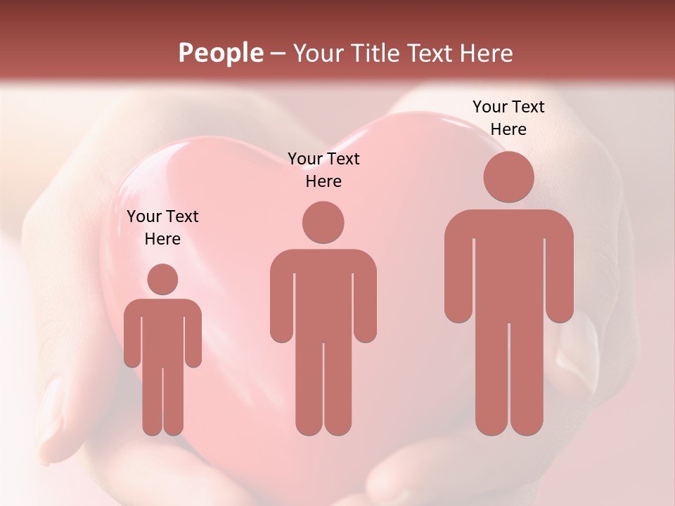 Love Concept Giving PowerPoint Template