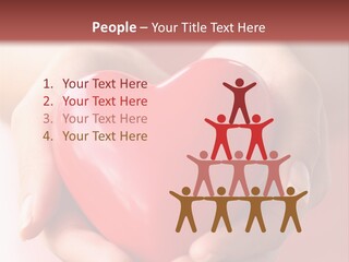 Love Concept Giving PowerPoint Template