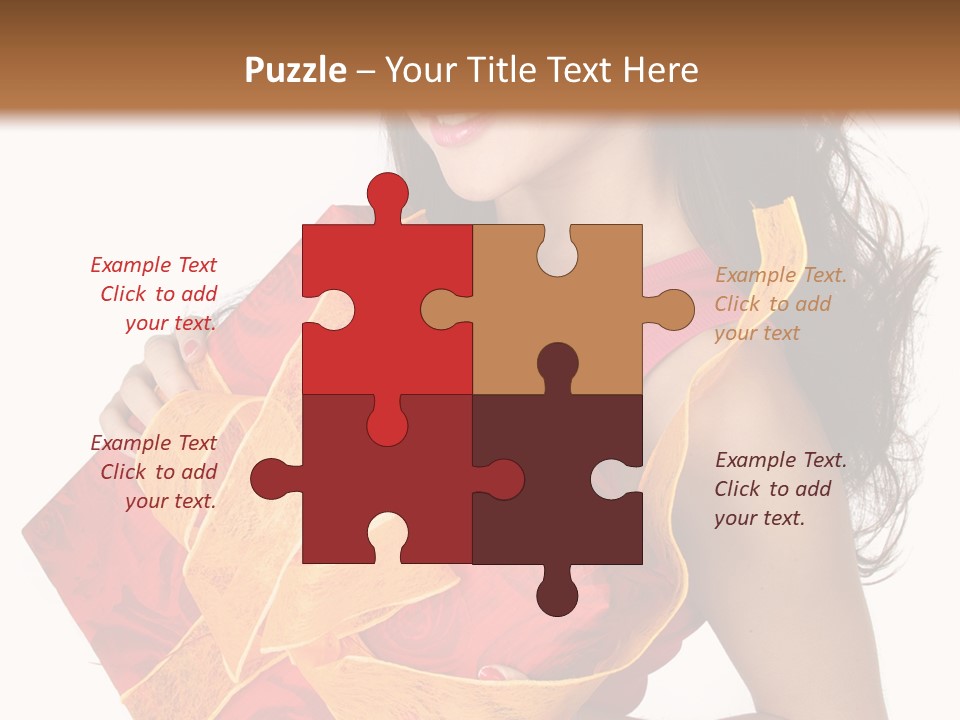 Beauty Package Smiling PowerPoint Template