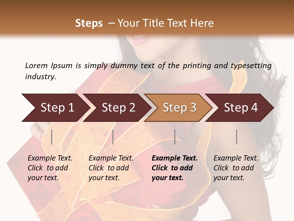 Beauty Package Smiling PowerPoint Template