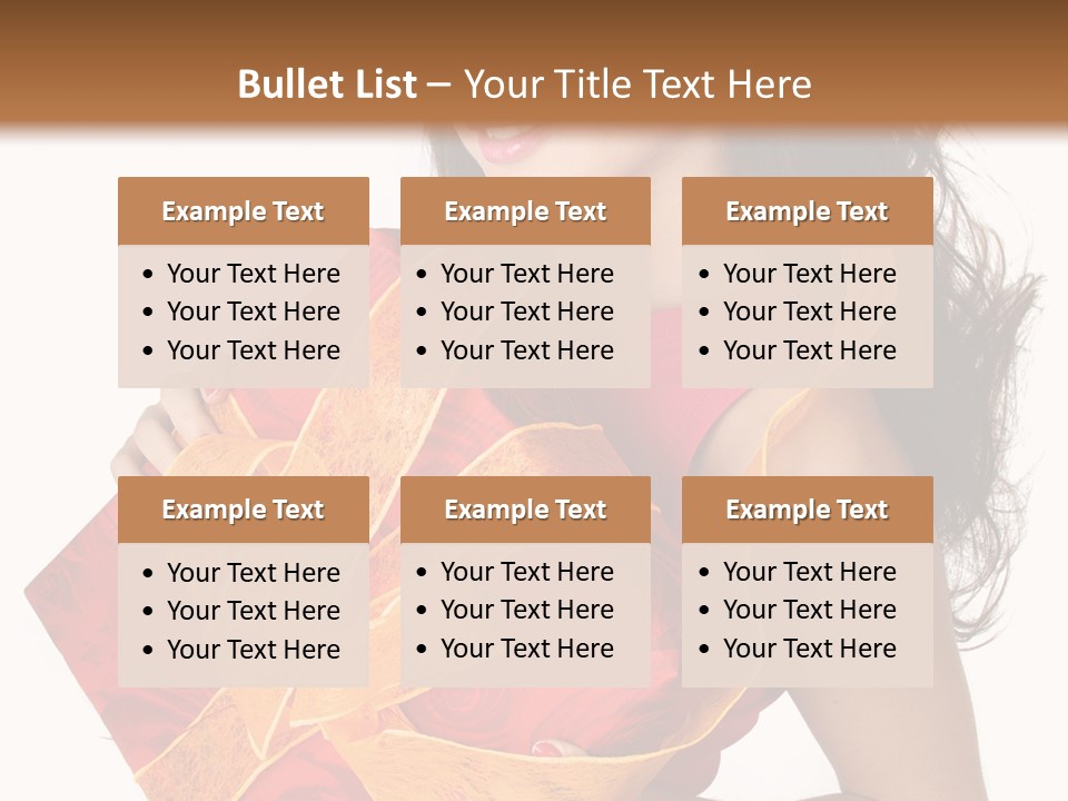 Beauty Package Smiling PowerPoint Template