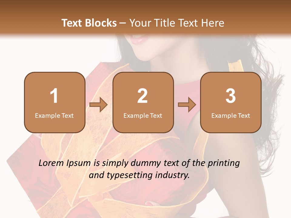 Beauty Package Smiling PowerPoint Template